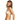 ROXY PLAYA PARADISE REVERSIBLE ATHLETIC TRIANGLE BIKINI TOP