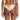 ROXY PRINTED BEACH CLASSICS CHEEKY BIKINI BOTTOMS