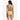 ROXY PRINTED BEACH CLASSICS FIXED TRIANGLE BIKINI TOP-