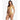 ROXY PRINTED BEACH CLASSICS FIXED TRIANGLE BIKINI TOP-MINERAL YELLOW LIRELY-XS-