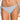 ROXY PRINTED BEACH CLASSICS MODERATE BIKINI BOTTOMS-