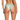 ROXY PRO THE TIE SLIDE CHEEKY BIKINI BOTTOMS-BLUE SURF ALL PALMED OUT