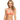 ROXY SOLID BEACH CLASSICS ATHLETIC TRI BIKINI TOP-FUSION CORAL