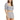 ROXY SUNSET WALKS PRINTED SMOCKED PUFF-SLEEVE TOP