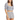 ROXY SUNSET WALKS PRINTED SMOCKED PUFF-SLEEVE TOP