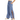 ROXY TROPICAL RHYTHM FLARE PANTS-BIJOU BLUE LINEAR FLORAL