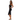 ROXY WAVEY BABY RIB KNIT DRESS-ANTHRACITE