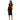 ROXY WAVEY BABY RIB KNIT DRESS-ANTHRACITE