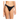 ROXY BEACH CLASSICS CHEEKY HIGH LEG BIKINI BOTTOM-ANTHRACITE