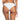 ROXY LOVE THE BAJA CHEEKY BIKINI BOTTOMS-BRIGHT WHITE