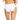 ROXY LOVE THE COMBER RIB HIPSTER BIKINI BOTTOMS-BRIGHT WHITE
