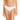 ROXY LOVE THE COMBER RIB HIPSTER BIKINI BOTTOMS-BRIGHT WHITE