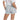 ROXY OCEANSIDE STRIPED SHORTS-SNOW WHITE TRUE NAVY BEACHSIDE