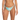ROXY PRO THE TIE SLIDE CHEEKY BIKINI BOTTOMS-BLUE SURF ALL PALMED OUT