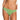 ROXY WILDFLOWERS REVERSIBLE BIKINI BOTTOM-TURF GREEN UNDERTONE