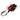 R&R WAHOO MAGNET SR. LARGE-BLACK / RED-