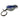 R&R WAHOO MAGNET SR. LARGE-BLUE / CLEAR-
