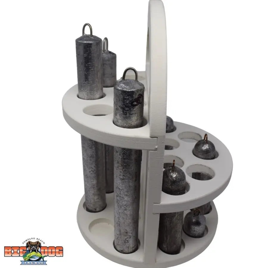 STICK LEAD BUCKET STORAGE INSERT CADDY WHITE | Big Dog Tackle