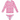 ROXY GIRL'S ALOHA SPIRIT L/S SET-SHOCKING PINK HELLO ALOHA SMALL-7/XS-