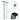 Tigress Oval Head SS Gunnel Mount Rod Holders 15-Degree 9" #88529