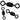 TOURNAMENT PRODUCTS BLACK BARREL SWIVEL 10PK