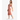 ROXY WAVEY BABY RIB KNIT DRESS-REDWOOD BURL-XS-