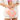 ALOHA PUAKENIKENI BUDS SMALL POUCH PINK ORANGE
